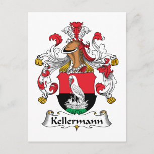 Carte Postale Kellermann Family Crest