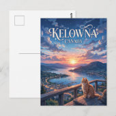 Carte Postale Kelowna Canada (Devant / Derrière)