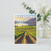 Carte Postale Kelowna Canada Travel (Debout devant)