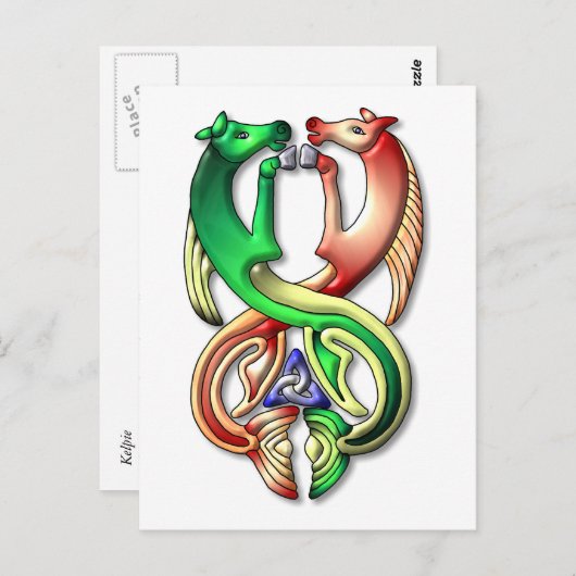 Carte Postale Kelpie Colors (Devant / Derrière)