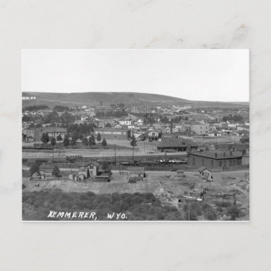 Carte Postale Kemmerer Wyoming, vers 1920 (Devant)