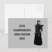 Carte Postale Kendo (Devant / Derrière)