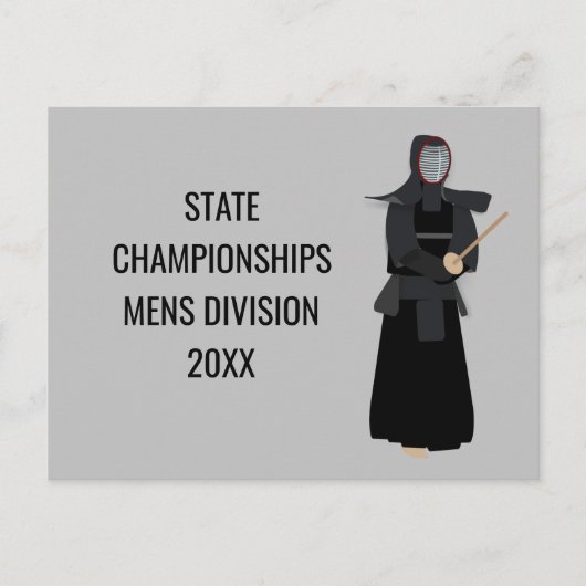 Carte Postale Kendo (Devant)