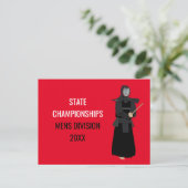 Carte Postale Kendo (Debout devant)