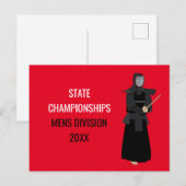 Carte Postale Kendo (Devant / Derrière)