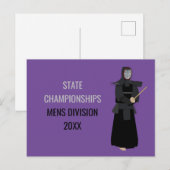 Carte Postale Kendo (Devant / Derrière)