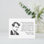 Carte Postale Kennedy (Debout devant)