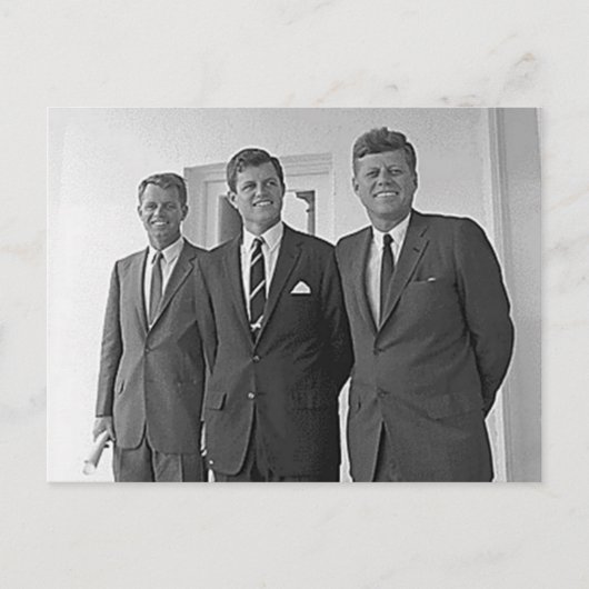 Carte Postale Kennedy Brothers, John, Ted, Robert (Devant)