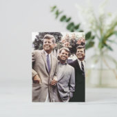 Carte Postale Kennedy Brothers, président John, Robert & Ted (Debout devant)