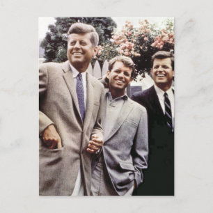 Carte Postale Kennedy Brothers, président John, Robert & Ted