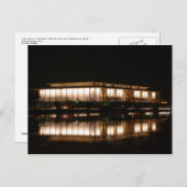 Carte postale Kennedy Center (Devant / Derrière)