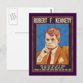 Carte Postale Kennedy, Robert - "Pourquoi pas ?" (Devant / Derrière)