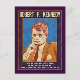 Carte Postale Kennedy, Robert - "Pourquoi pas ?"