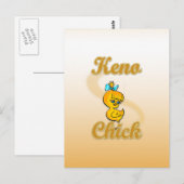 Carte Postale Keno Chick (Devant / Derrière)