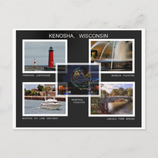 Carte Postale kENOSHA. WISCONSIN