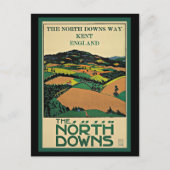 Carte Postale Kent, Angleterre, North Downs, (Devant)