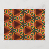 Carte Postale Kente Geometrics Kwanza 2023 Afrocentric (Devant)