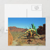 Carte Postale Kentrosaurus Dinosaur (Devant / Derrière)