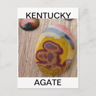 Carte Postale Kentucky Agate pour les rockounds