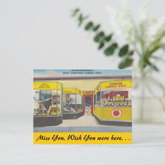 Carte Postale Kentucky, Caméra de Covington (Debout devant)