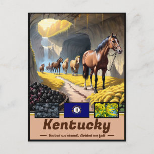 Carte Postale Kentucky Dreamscape : Chef-d'oeuvre de l'État surr
