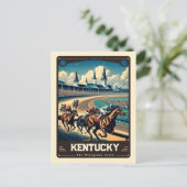 Carte Postale Kentucky | Esprit patriotique Vintage (Debout devant)