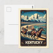 Carte Postale Kentucky | Esprit patriotique Vintage (Devant / Derrière)