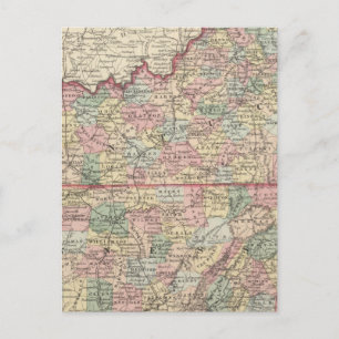 Carte Postale Kentucky et Tennessee 2