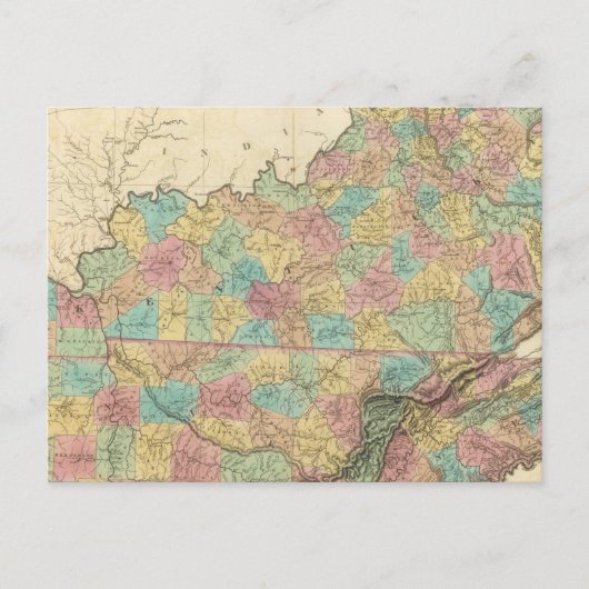 Carte Postale Kentucky et Tennessee 3 (Devant)