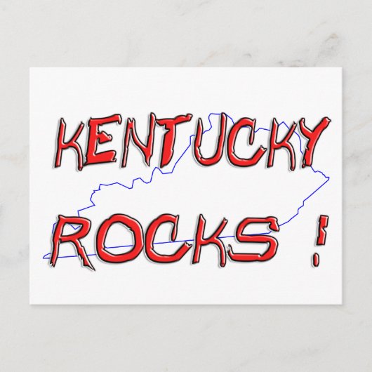 Carte Postale Kentucky ROCKS (Devant)