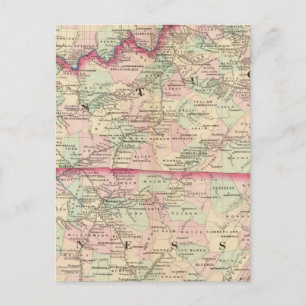Carte Postale Kentucky, Tennessee
