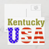 Carte Postale Kentucky USA ! (Devant / Derrière)