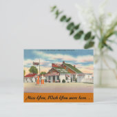 Carte Postale Kentucky, Ye Olde Dog House, Horse Cave (Debout devant)