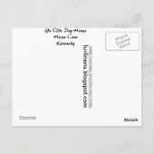 Carte Postale Kentucky, Ye Olde Dog House, Horse Cave (Dos)