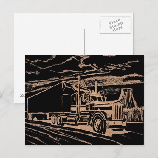 Carte Postale Kenworth (Devant / Derrière)