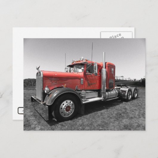 Carte postale Kenworth Needle Nose (Devant / Derrière)