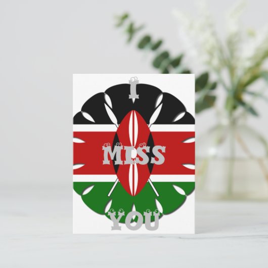 Carte postale Kenya (Debout devant)