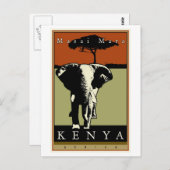 Carte Postale Kenya (Devant / Derrière)