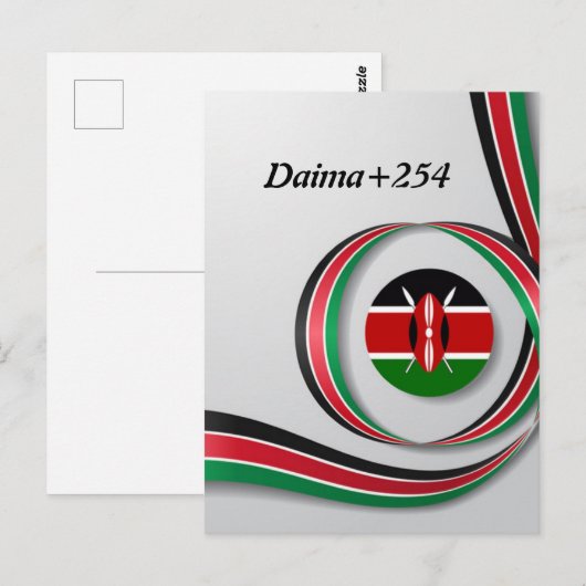 Carte postale Kenya (Devant / Derrière)