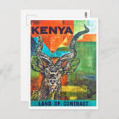 Carte Postale Kenya (Devant / Derrière)