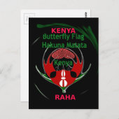 Carte Postale Kenya Raha Hakuna Matata.jpg (Devant / Derrière)
