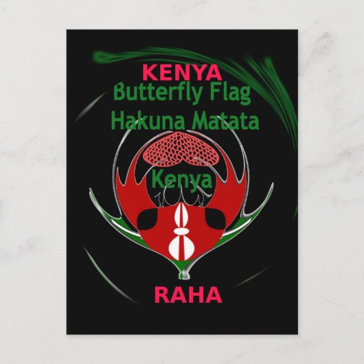 Carte Postale Kenya Raha Hakuna Matata.jpg (Devant)