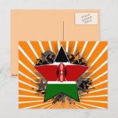 Carte Postale Kenya Star (Devant / Derrière)