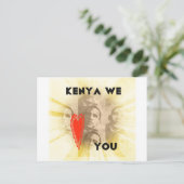 Carte Postale Kenya We Lovely You Perspective Art Design (Debout devant)