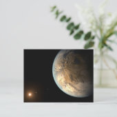 Carte Postale Kepler-186f Orbitant Une Étoile Éloignée. (Debout devant)