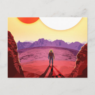 Carte Postale Kepler Space Voyage Destination Planète Aventure