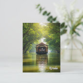 Carte Postale Kerala Houseboat Inde (Debout devant)