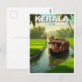 Carte Postale Kerala Inde (Devant / Derrière)