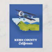 Carte Postale Kern Comté de Californie (Devant)