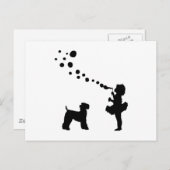 Carte Postale Kerry Blue Terrier (Devant / Derrière)